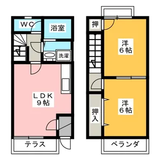 サンガーデンプラム B棟の間取り