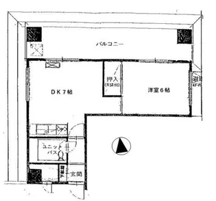 サーラ白金【4階】の間取り
