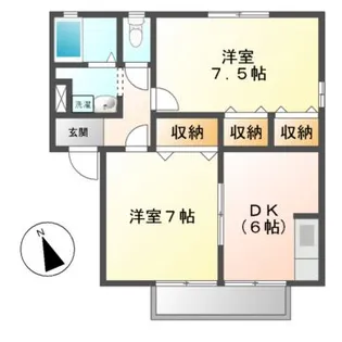 シトラスの風【2階】の間取り