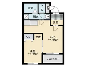 グランディール【2階】の間取り