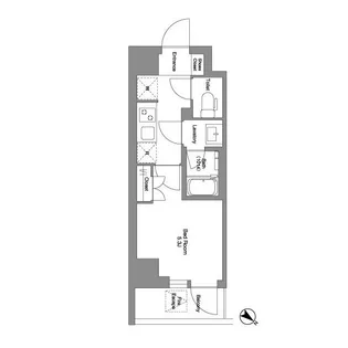 BPRレジデンス行徳【6階】の間取り