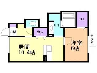 ミナクルホーム【1階】の間取り