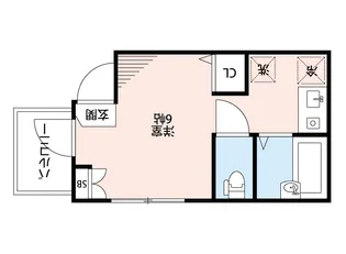 LysBlanc 北千住【2階】の間取り
