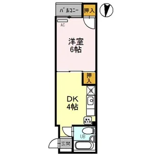 プチマンションむるぶ【3階】の間取り