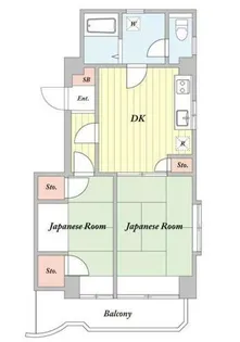 ベルジュピノ【5階】の間取り