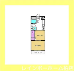 柏田中ビル【2階】の間取り