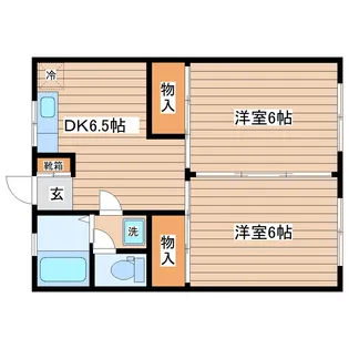 コーポ菅原【2階】の間取り