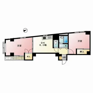 グランドール目白【2階】の間取り