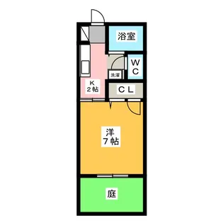 ファルール城北【1階】の間取り