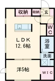ノルフィーノセラI【1階】の間取り