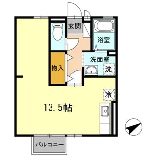 ロイヤルガーデン須田ノ木 D棟【2階】の間取り