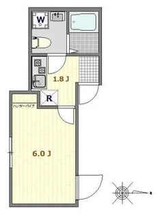 ノーザンロード浮間舟渡【1階】の間取り