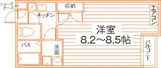 クレフラスト中井町【1階】の間取り