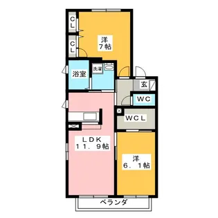 アビテ【2階】の間取り