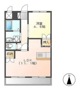 レ・セーナ桜【2階】の間取り