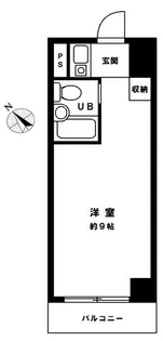 ウィン池袋【4階】の間取り