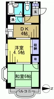 ホワイトホルン【3階】の間取り