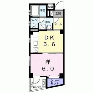 村上ビル【4階】の間取り