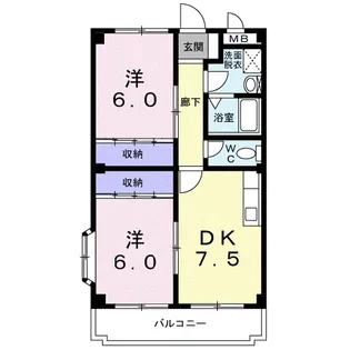 マリッチYS A【3階】の間取り