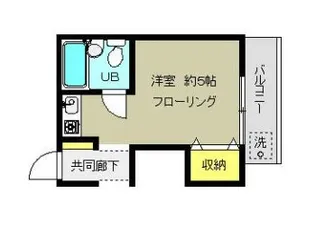 ハイツナナベ【1階】の間取り