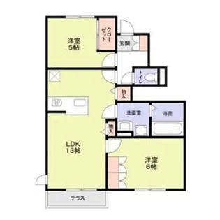 Fore Tuna【1階】の間取り