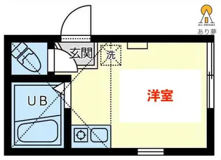 ユナイト妙蓮寺ストリングス【1階】の間取り