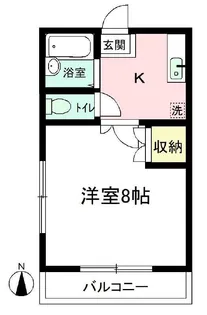 リバーサイドパレス【1階】の間取り