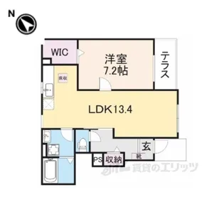 テラ・ソレイユ【1階】の間取り