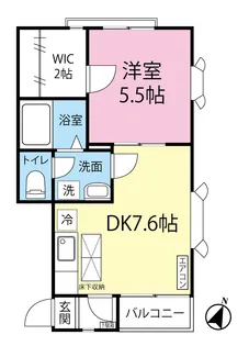 ヴィラグレース百合ヶ丘【1階】の間取り