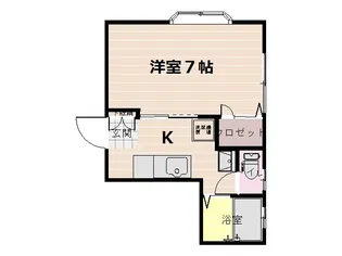 メゾントLaLa(ララ)【1階】の間取り