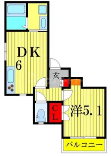 ガーデンレジデンス【2階】の間取り