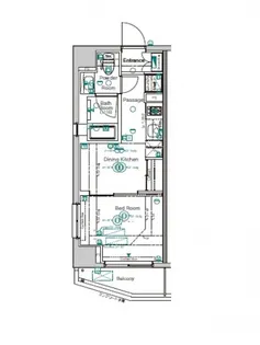 XEBEC長原【2階】の間取り