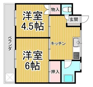 アースハイツ1【3階】の間取り