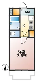 エストレーラ五色山【3階】の間取り