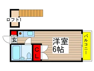 モアコ-ポ八千代台【2階】の間取り