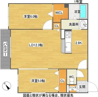 Southern Place 美園(サザンプレイス美園)【1階】の間取り