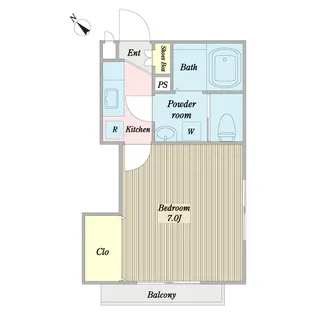 フェリエ・テスタ【2階】の間取り