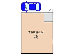 ユタカガーデン円町【1階】の間取り