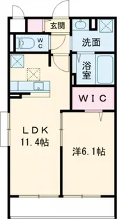 ブランヌーボー【1階】の間取り