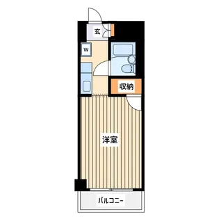グラディーニロッシ府中【4階】の間取り