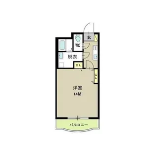 パークハイツ女池南【3階】の間取り