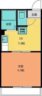 PERAコーポ【2階】の間取り