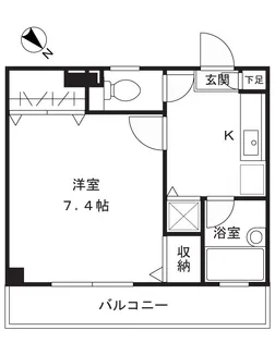 ボヌールM【3階】の間取り