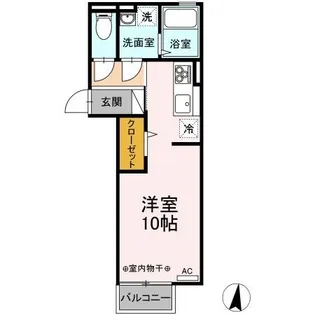 サンリジェール春日新田【2階】の間取り