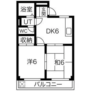 シンコーハイツ【2階】の間取り