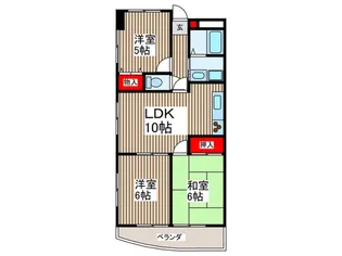 スプリングビル【3階】の間取り