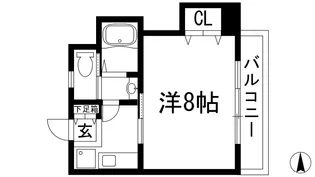 ドエル豊島【3階】の間取り