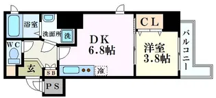 KatayamaBLDG25【8階】の間取り