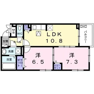 ココプラザ神原【1階】の間取り