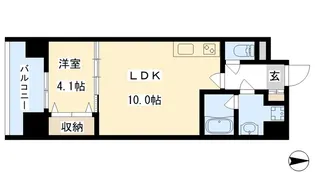 フェリーチェ城北公園【2階】の間取り